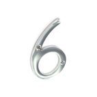 Securit Chrome Numeral 6 additional 1