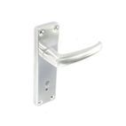 Securit Aluminium Lock Handles Bright (Pair) additional 1