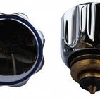 Oracstar Adapt-A-Tap Conversion Kit – Chrome Tap Heads with Brass Valves &amp; Washers additional 1