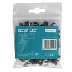 Securlec Cable Clips Round Pack of 100 additional 8