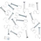 Securlec Cable Clips Round Pack of 100 additional 3