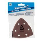 Silverline Hook &amp; Loop Triangle Sheets 90mm 10pk additional 2