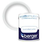 Berger Vinyl Matt 5L For Interior Walls &amp; Ceilings additional 2