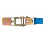 Silverline Ratchet Tie Down Strap S-Hook 4.5m x 25mm - Rated 250kg Capacity 500kg additional 4