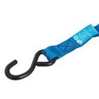 Silverline Ratchet Tie Down Strap S-Hook 4.5m x 25mm - Rated 250kg Capacity 500kg additional 6
