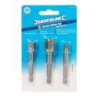 Silverline Socket Driver Set 3pce 1/4", 3/8" &amp; 1/2" additional 3