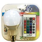 Lyveco Remote Controlled Colour Changing GLS Lamp additional 2