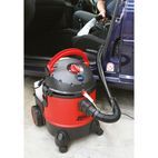 Sealey PC310 Valeting Machine Wet &amp; Dry with Accessories 20ltr 1250W/230V additional 3