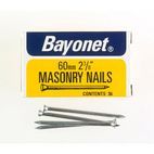 Bayonet Masonry Nails - Zinc Plated (Box Pack) additional 6