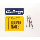 Challenge Round Wire Nails - Bright Steel (Box Pack) additional 2