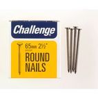 Challenge Round Wire Nails - Bright Steel (Box Pack) additional 4