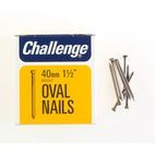 Challenge Oval Wire Nails - Bright Steel (Box Pack) additional 1