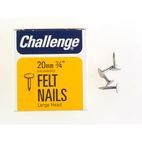 Challenge Felt - Extra Large - Head Clout Nails - Galvanised (Box Pack) additional 2