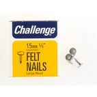 Challenge Felt - Extra Large - Head Clout Nails - Galvanised (Box Pack) additional 1