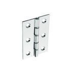 Securit Chrome Plated D.S.W. Brass Hinges (Pair) additional 1