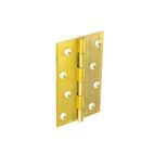Securit Brass Butt Hinges Self Colour (Pair) additional 3
