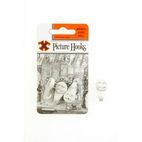 X Hard Wall Picture Hooks - White (Blister Pack) additional 1