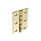 Securit Polished D.S.W. Brass Hinges (Pair) additional 1