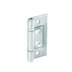 Securit Flush Hinges Zinc Plated (Pair) additional 1