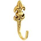 Securit Brass Tieback Hooks Fleur-De-Lys (2) additional 2
