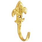 Securit Brass Tieback Hooks Fleur-De-Lys (2) additional 1
