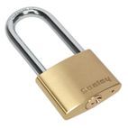 Sealey PL102L Brass Body Padlock Long Shackle 50mm additional 2