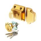 Securit Champagne Finish Nightlatch Brass Cylinder additional 2