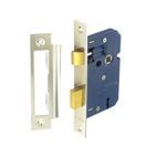 Securit 3 Lever Sash Lock Nickel Plated with 2 Keys additional 2