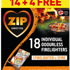Zip Fast &amp; Clean Wrapped Firelighters additional 2