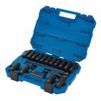 Draper 04577 Draper HI-TORQ&amp;#174; Metric Deep Impact Socket Set, 1/2" Sq. Dr. (19 Piece) additional 1