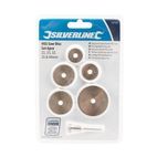 Silverline HSS Saw Disc Set 6pce 22, 25, 32, 35 &amp; 44mm additional 5