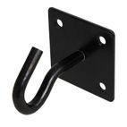 Fixman Chain Plate Black Hook 50mm x 50mm additional 1