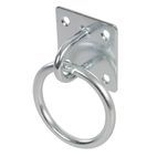 Fixman Chain Plate Electro Galvanised Ring 50mm x 50mm additional 1