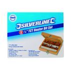 Silverline 1/4" TCT Router Bit Set 12pce 1/4" additional 6