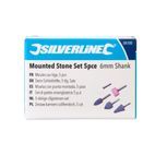 Silverline Mounted Stone Set 5pce 6mm Shank additional 2