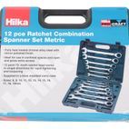 Hilka 12 pce Ratchet Combination Spanner Set Metric Pro Craft additional 3