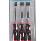 Hilka 3 pce Wood Chisel Set Soft Grip additional 1