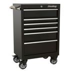 Sealey PTB67506 Rollcab 6 Drawer 675mm Heavy-Duty Black additional 1