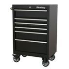 Sealey PTB67506 Rollcab 6 Drawer 675mm Heavy-Duty Black additional 2