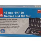 Hilka 46 pce ¼ Dr Socket and Bit Set additional 4
