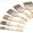 Hilka 5 pce Wooden Synthetic Bristle Paint Brushes additional 2