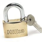 Hilka 50mm Heavy Duty Brass Padlock additional 1
