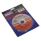 Sealey PTC/115CET5 Cutting Disc &amp;#8709;115 x 1.2mm 22mm Bore Pack of 5 additional 2