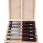 Hilka 6 pce Wood Chisel Set Clear Grip additional 1
