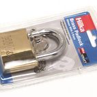 Hilka 60mm Heavy Duty Brass Padlock additional 2