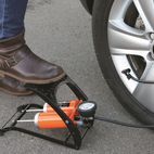 Hilka RAC Heavy Duty Double Barrel Foot Pump additional 3