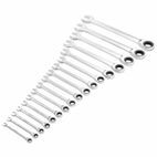 Draper 27691 Draper HI-TORQ&amp;#174; Metric Ratchet Combination Spanner Set (17 Piece) additional 1