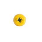 Sealey PTNP2 Number Plate Screw Plastic Enclosed Head 4.8 x 18mm Yellow Pack of 50 additional 2