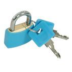 Silverline Hi-Vis Brass Padlocks Set 4pce 20mm additional 2