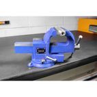 Sealey QAVE100 Vice 100mm Quick Action Swivel Base SG Iron additional 4